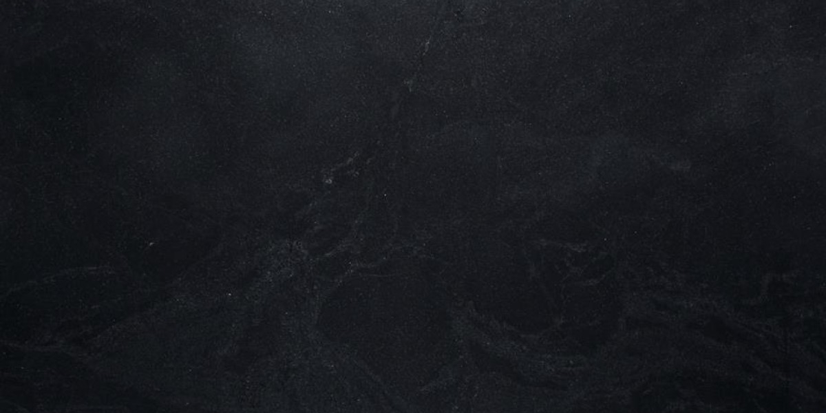 Black mist - leather/honed granite