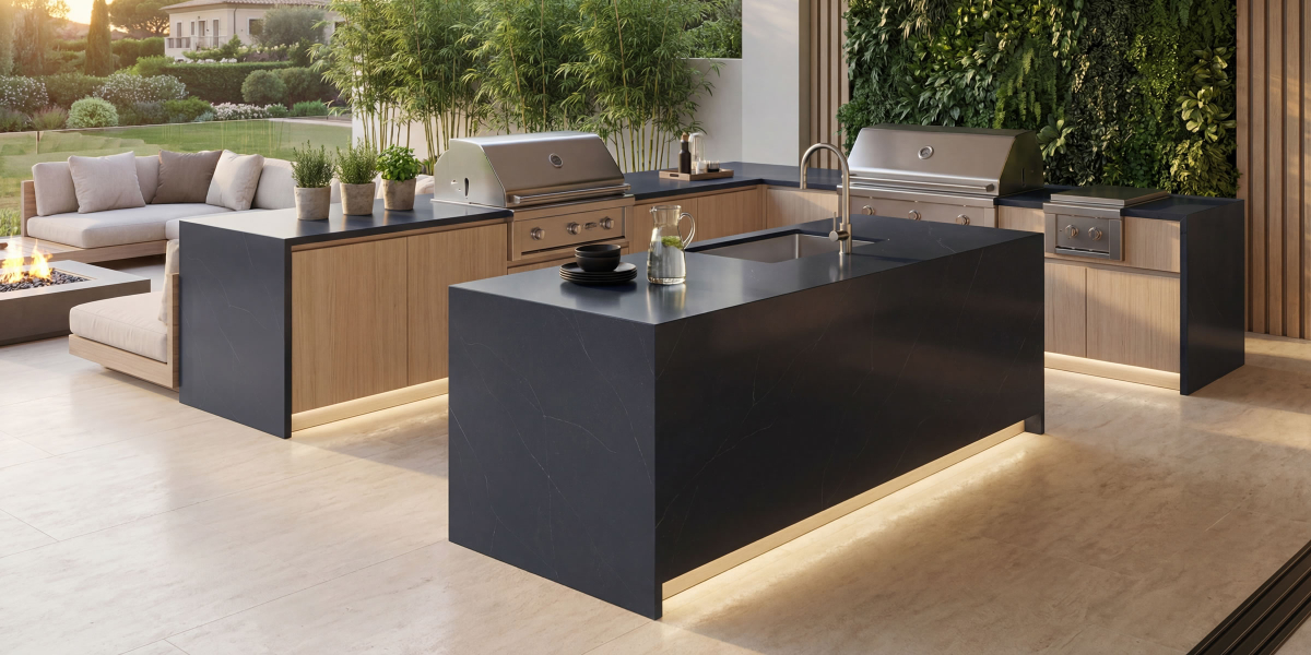 Brussels Blue Leather Jumbo Quartz