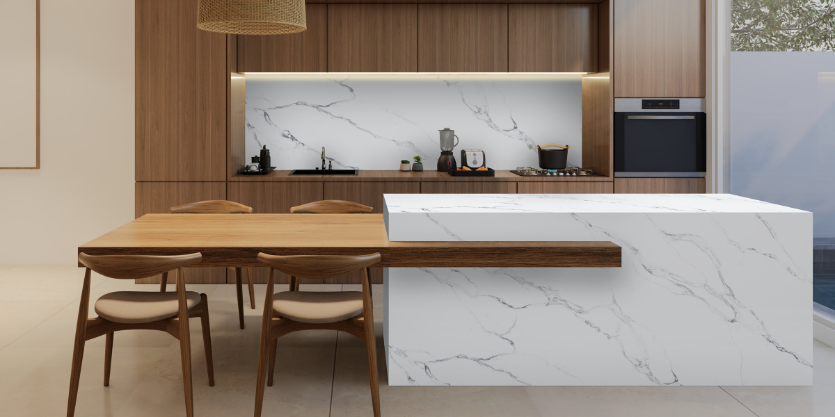 Calacatta Fantasy Jumbo Quartz