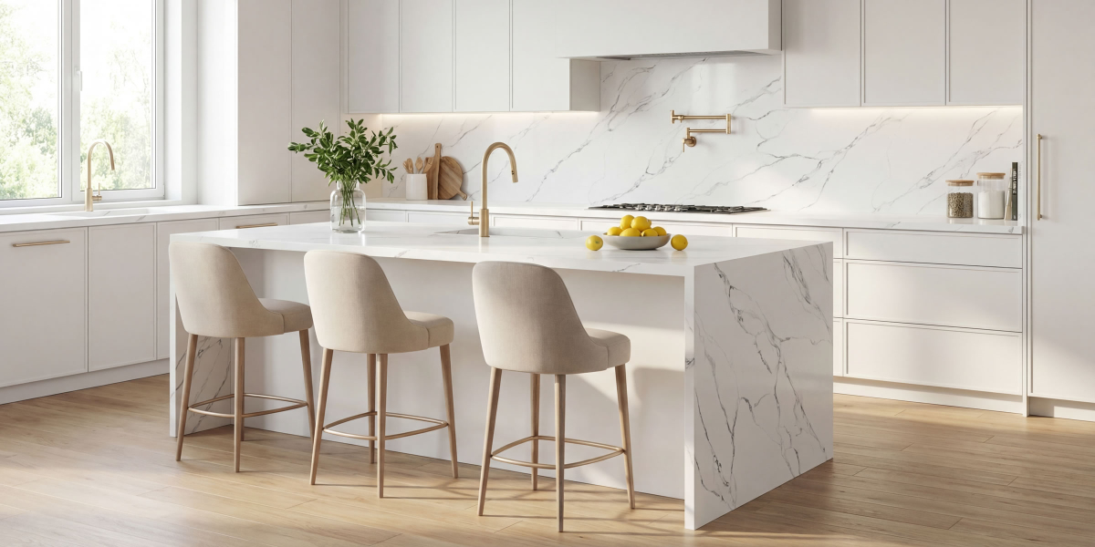 Calacatta Fantasy Jumbo Quartz