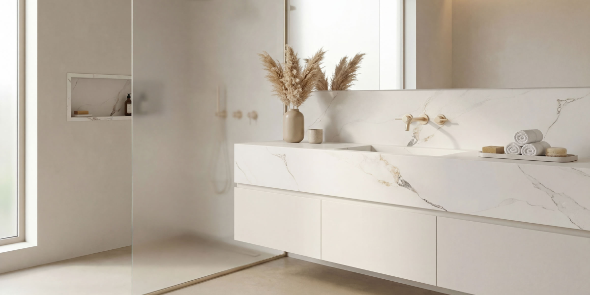 Calacatta Sky Gold Jumbo Quartz