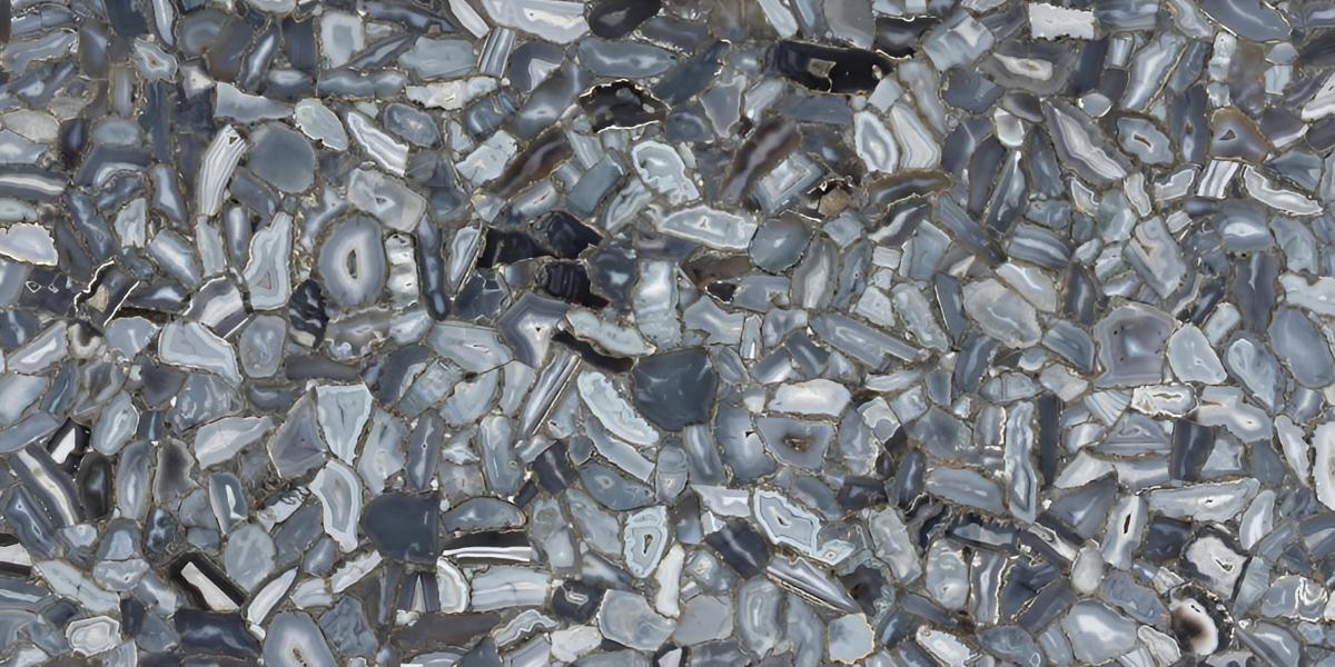 Grey Agate Semiprecious