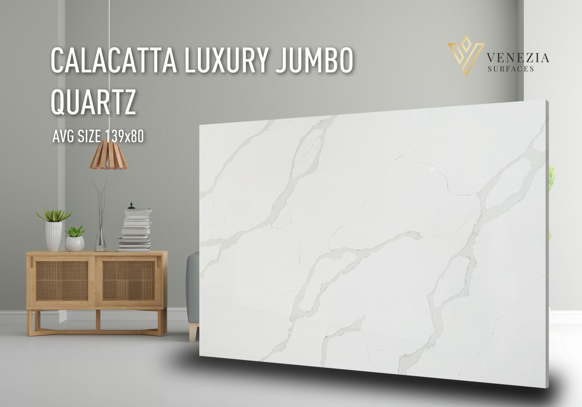 Calacatta Luxury Jumbo Quartz