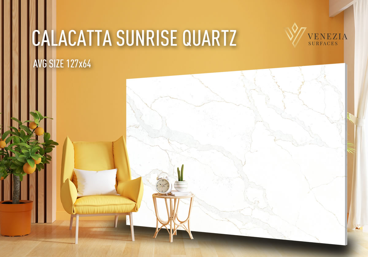 Calacatta Sunrise Quartz