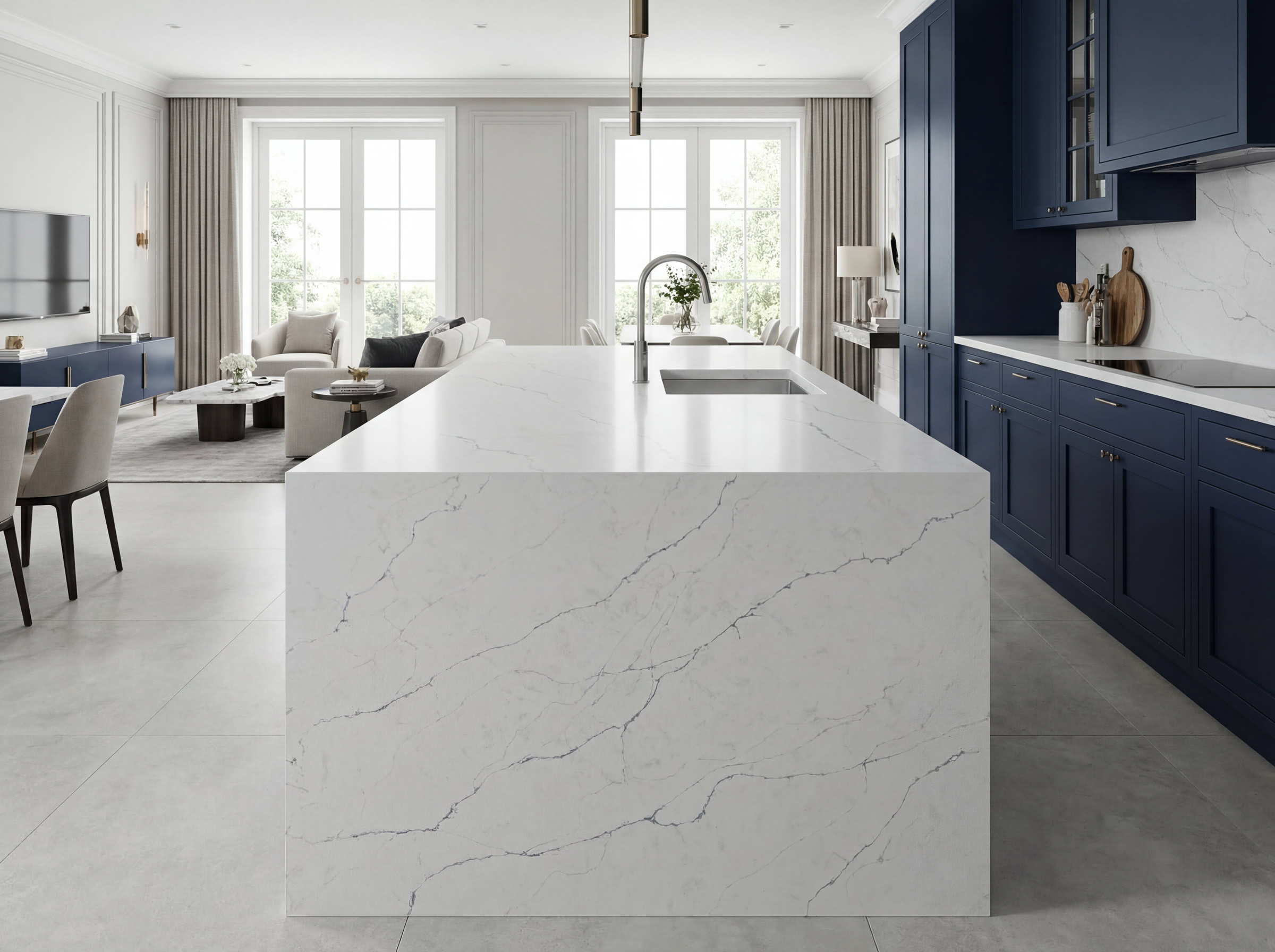 Calacatta Silver Quartz