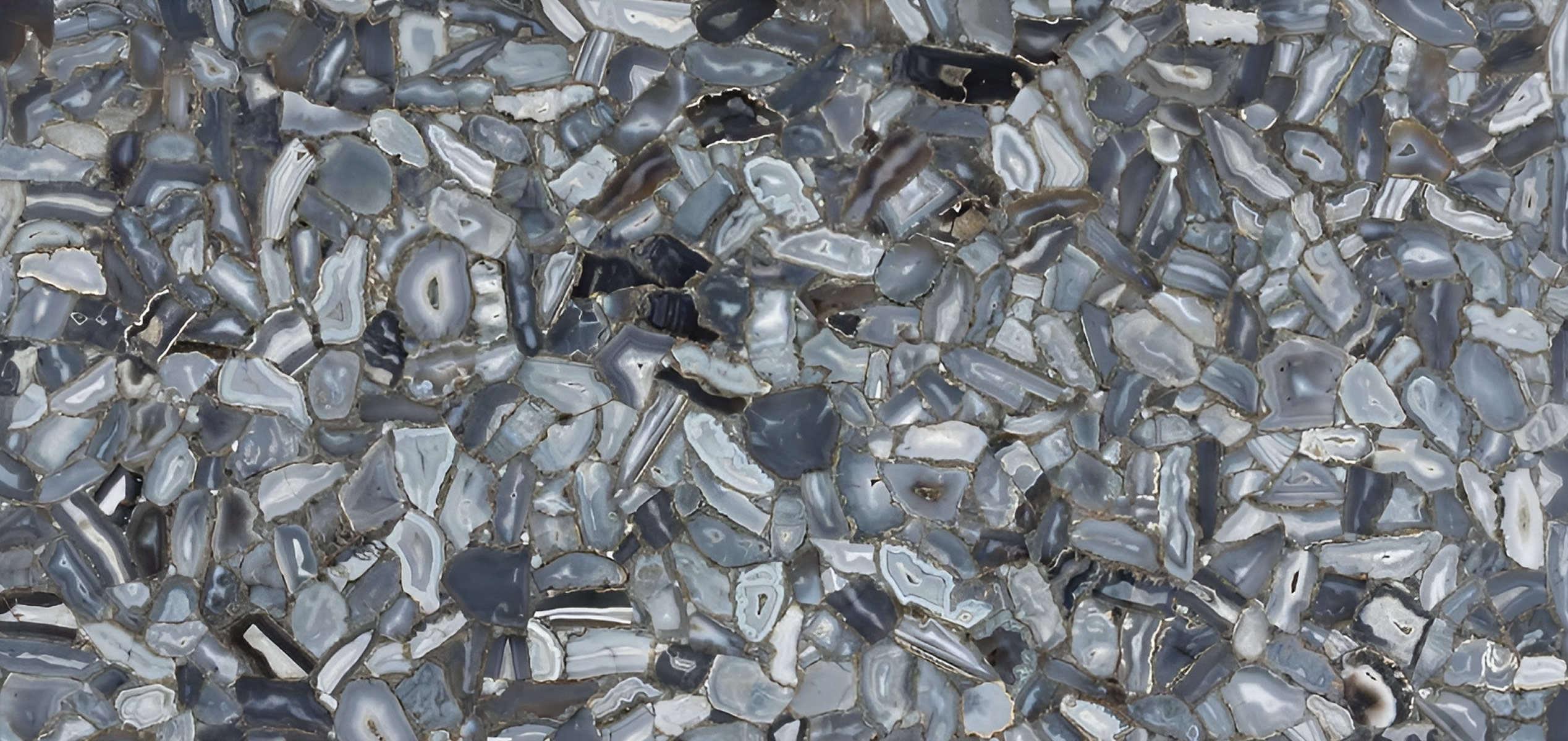 Grey Agate Semiprecious