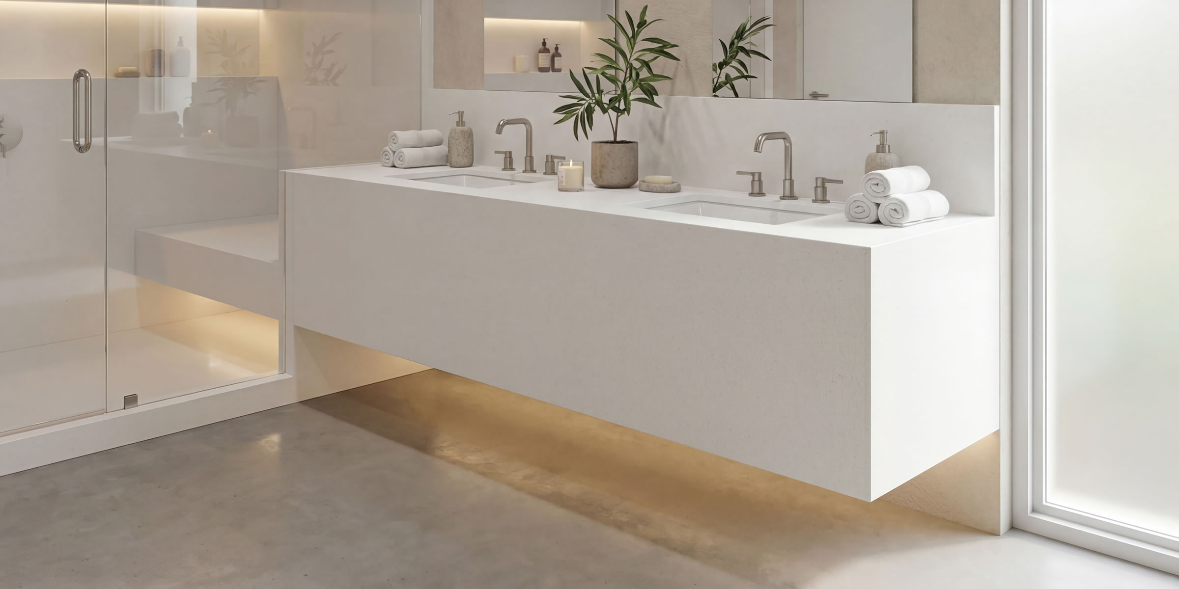 Pure White Jumbo Quartz