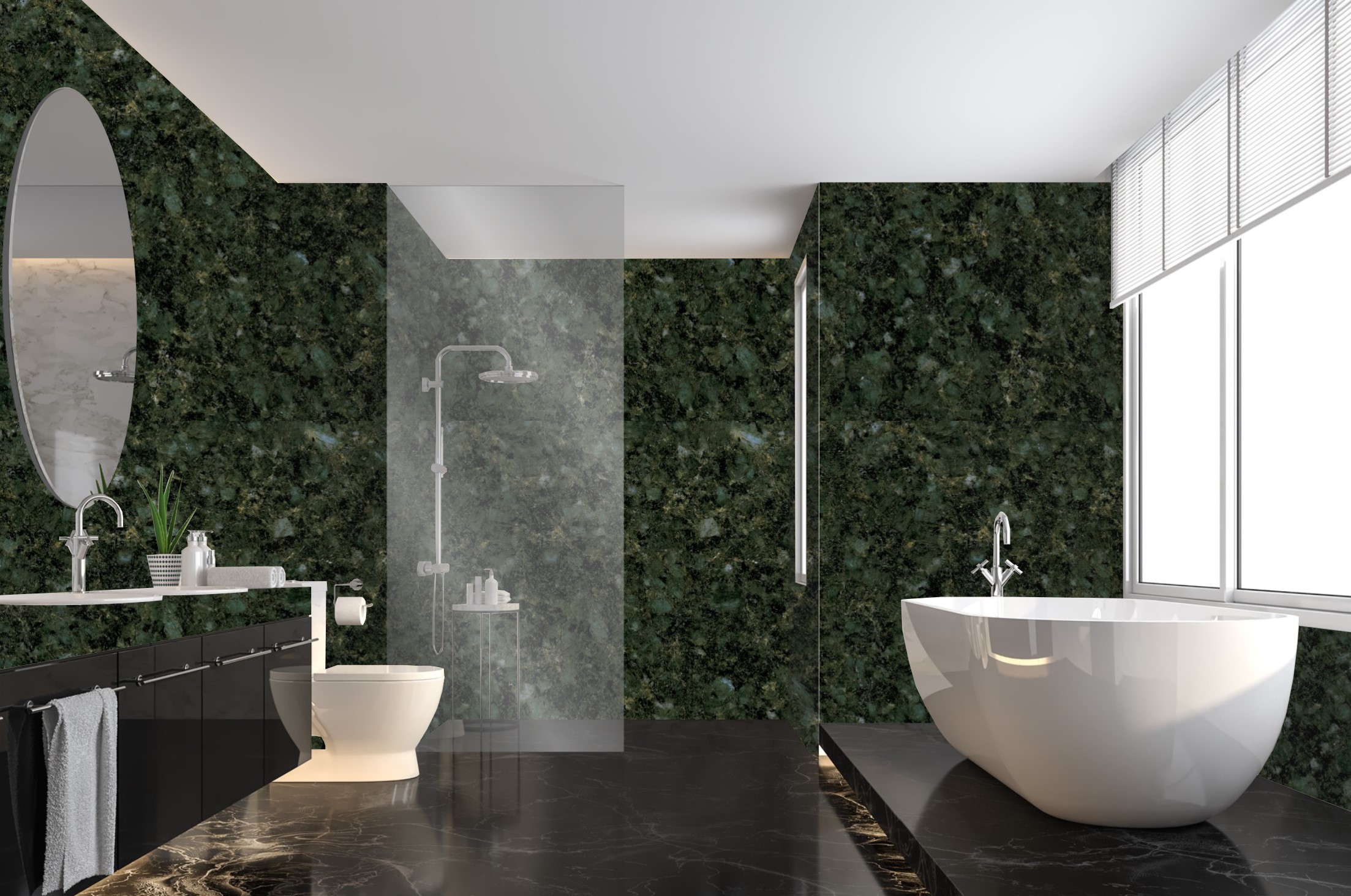 Ubatuba Green Granite