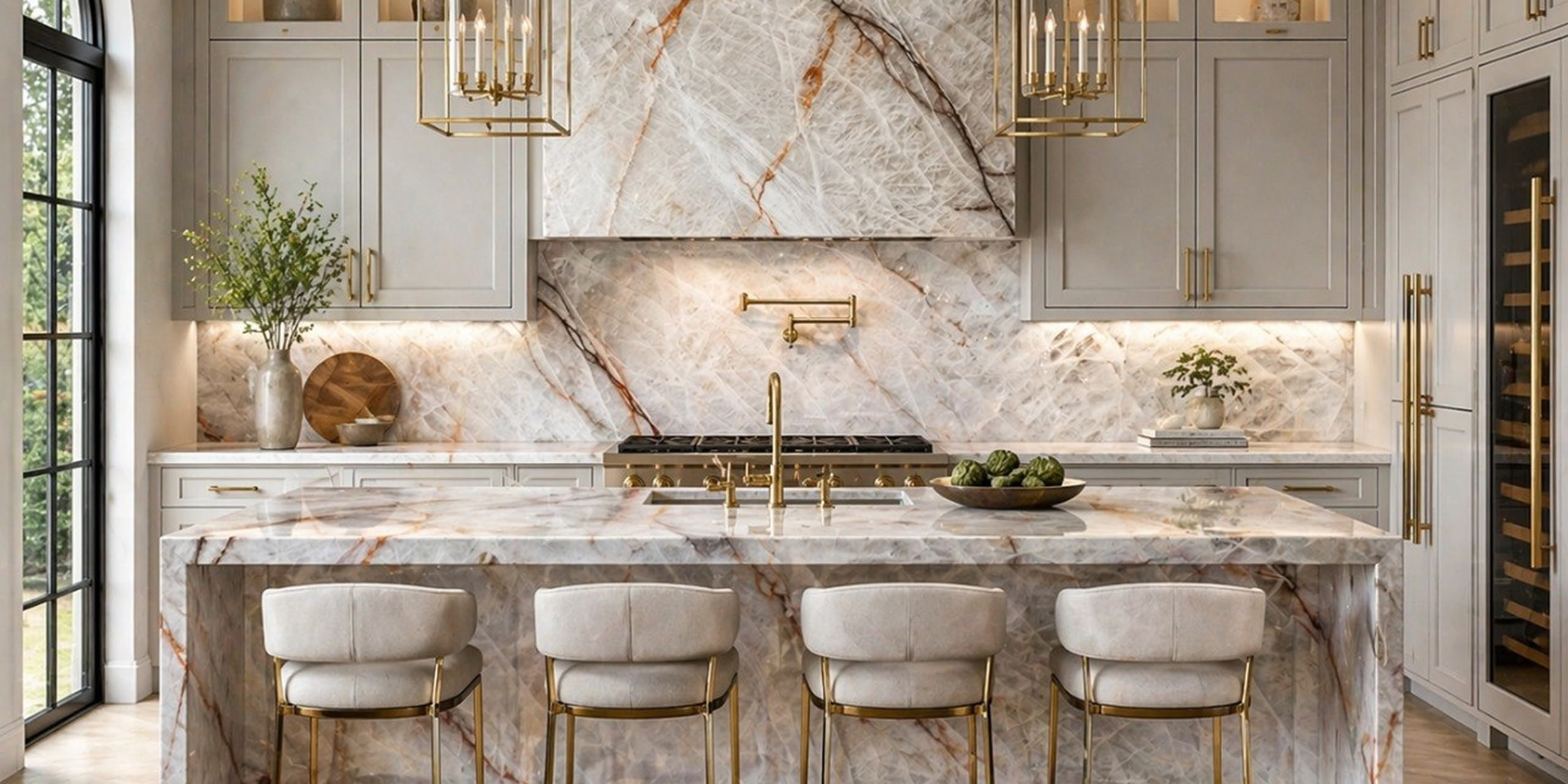Cristallo Amber Quartzite
