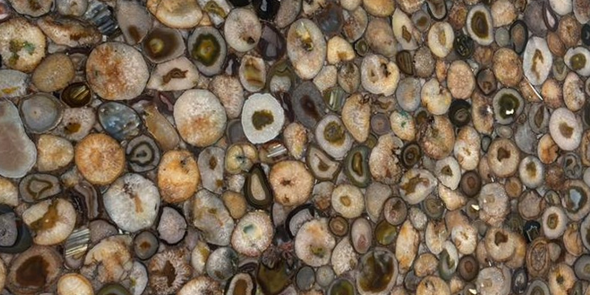 Golden Agate Semiprecious