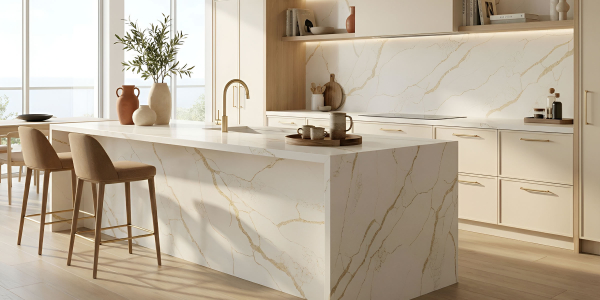 Arabescato Gold Jumbo Quartz