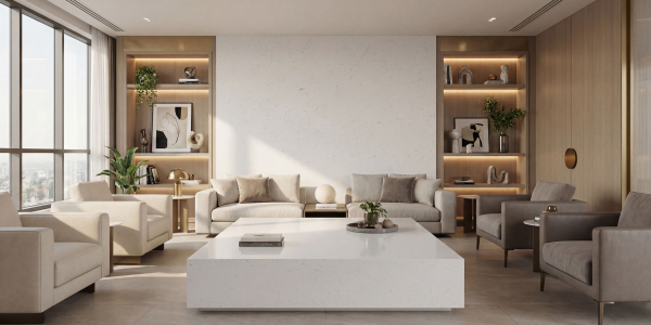 White Carrara Jumbo Quartz