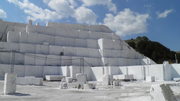 white marble quarry