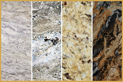 Colors and textures of Granite