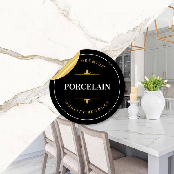 What are porcelain countertops?