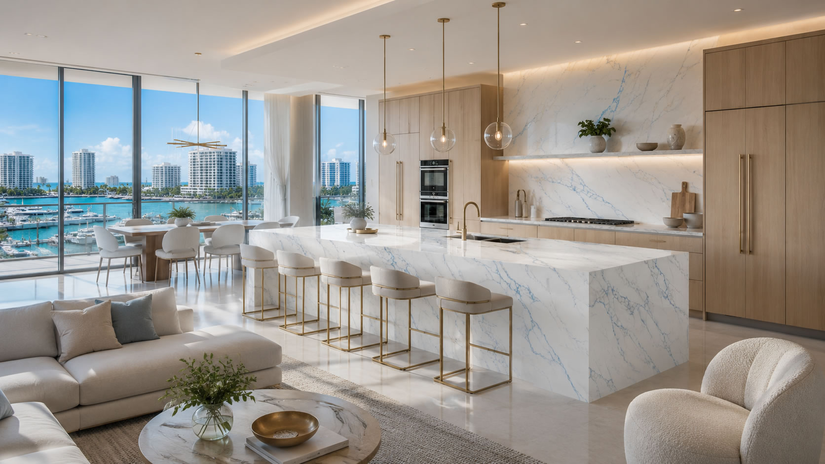Jumbo Quartz Slabs Are Changing Luxury Kitchens
