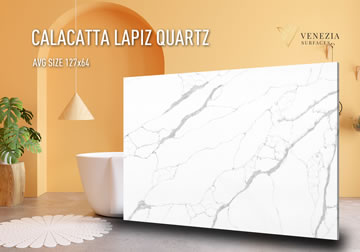 Introducing our stunning collection of Calacatta Quartz!