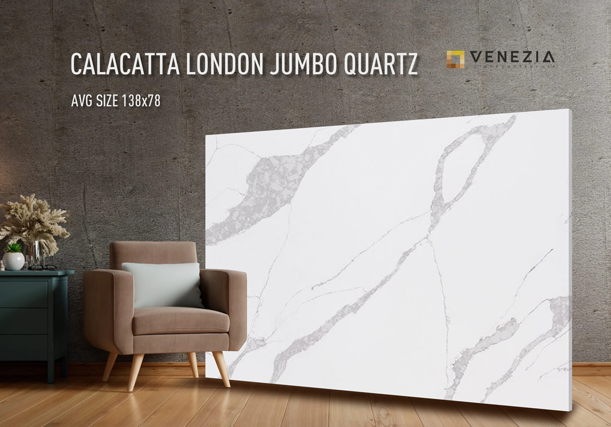 Calacatta London Jumbo Quartz