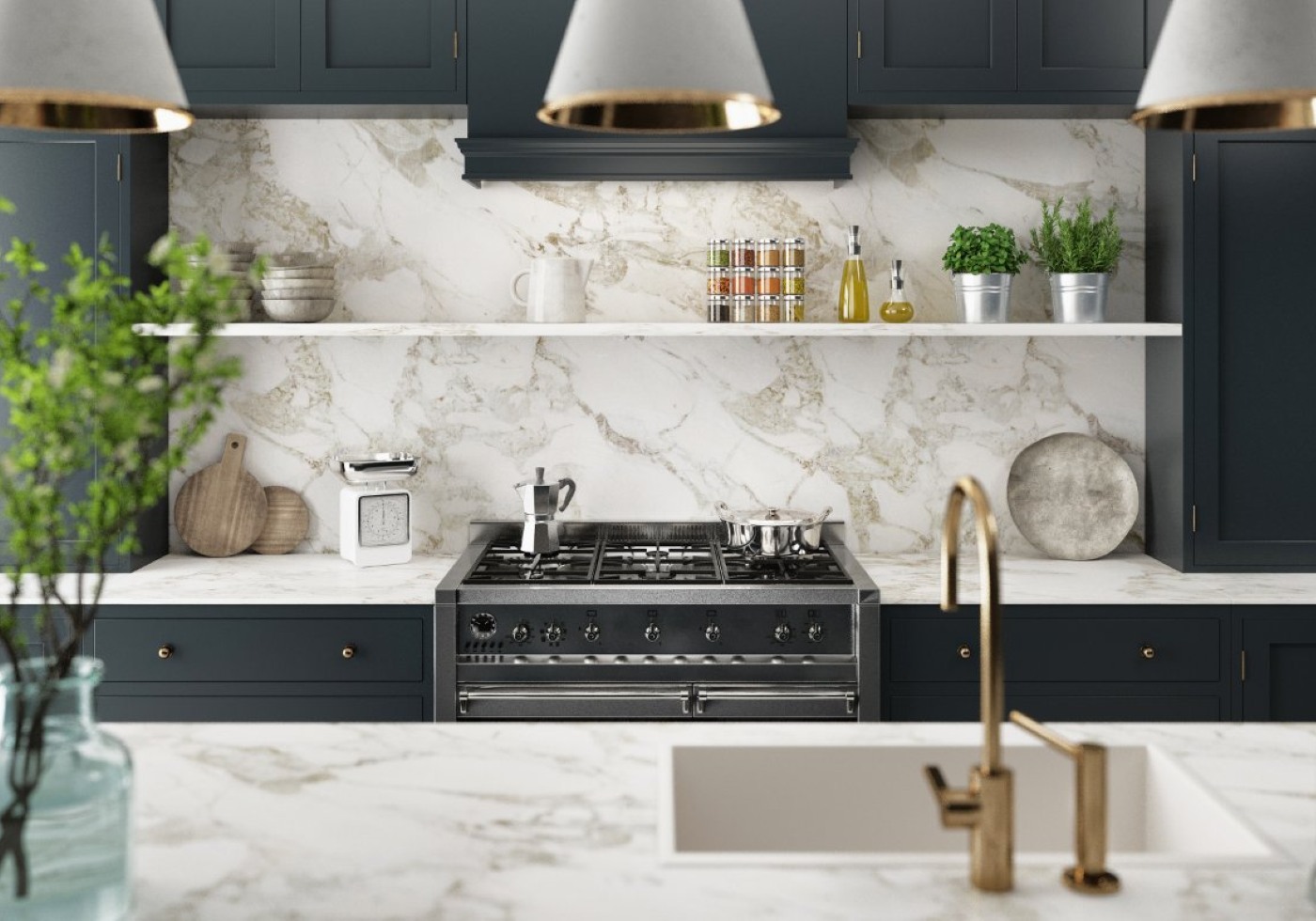 Kitchen Backsplash Ideas That Work with Quartz