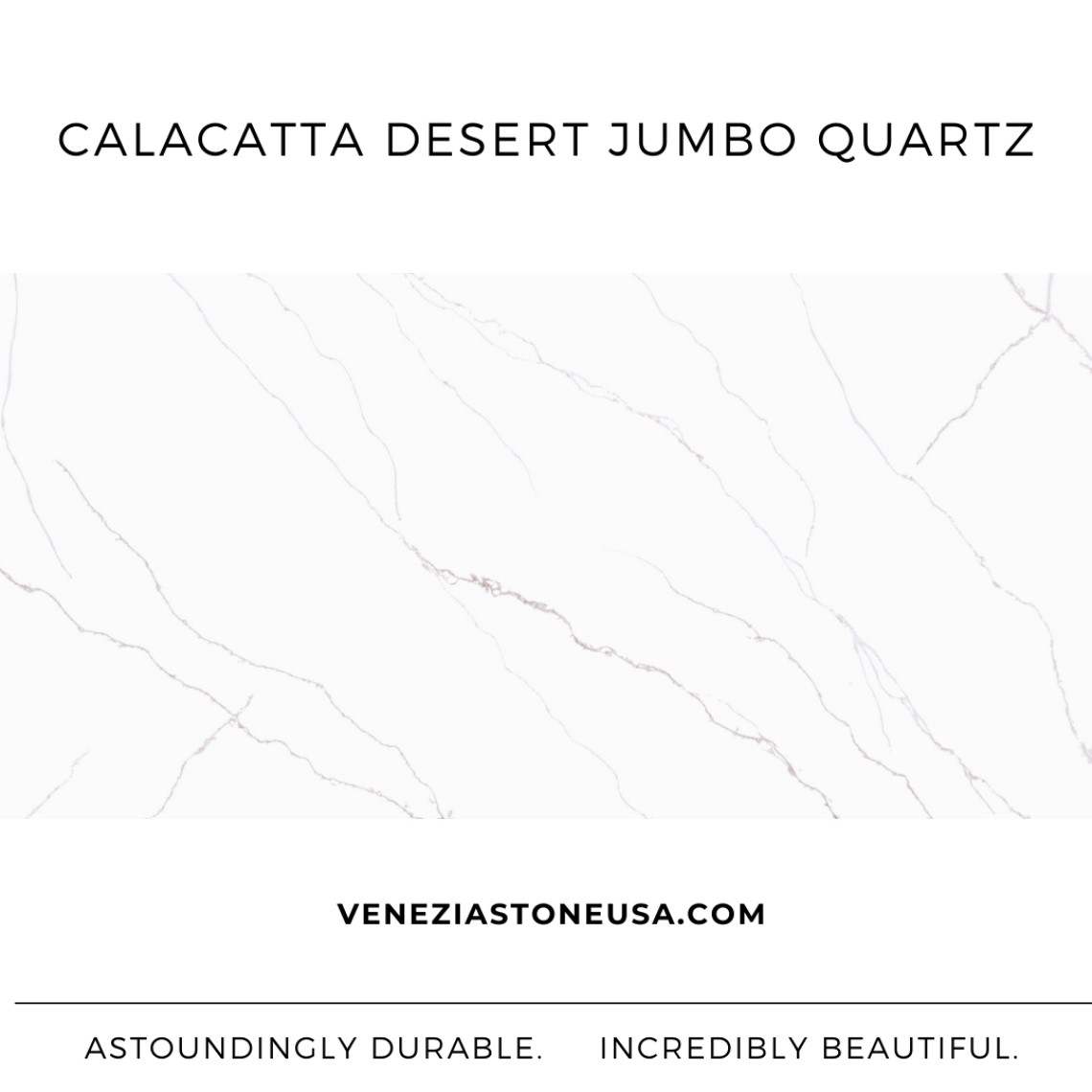Calacatta Desert Jumbo Quartz