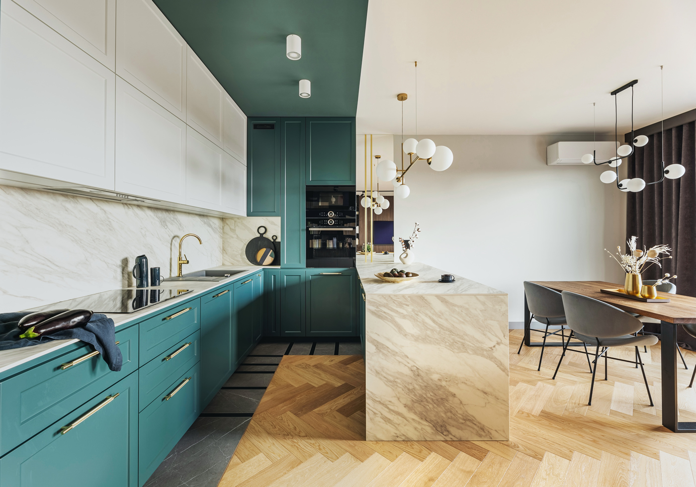 Kitchen Trends in Parkland: Bold Veined Quartz Takes Over