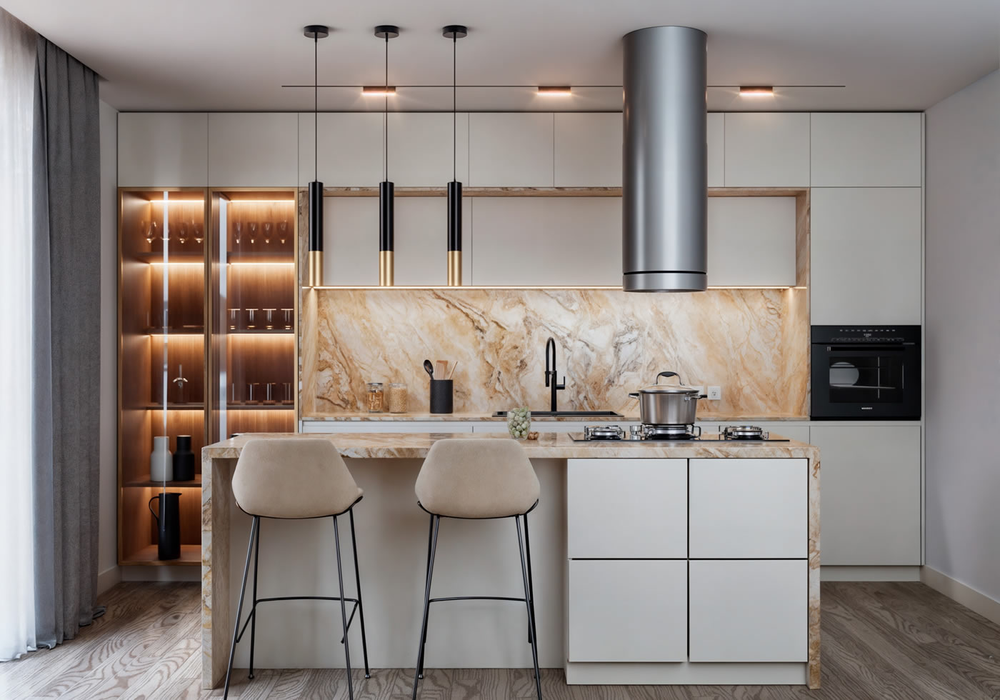Pembroke Pines: Stone Kitchen Islands Are the New Focal Point