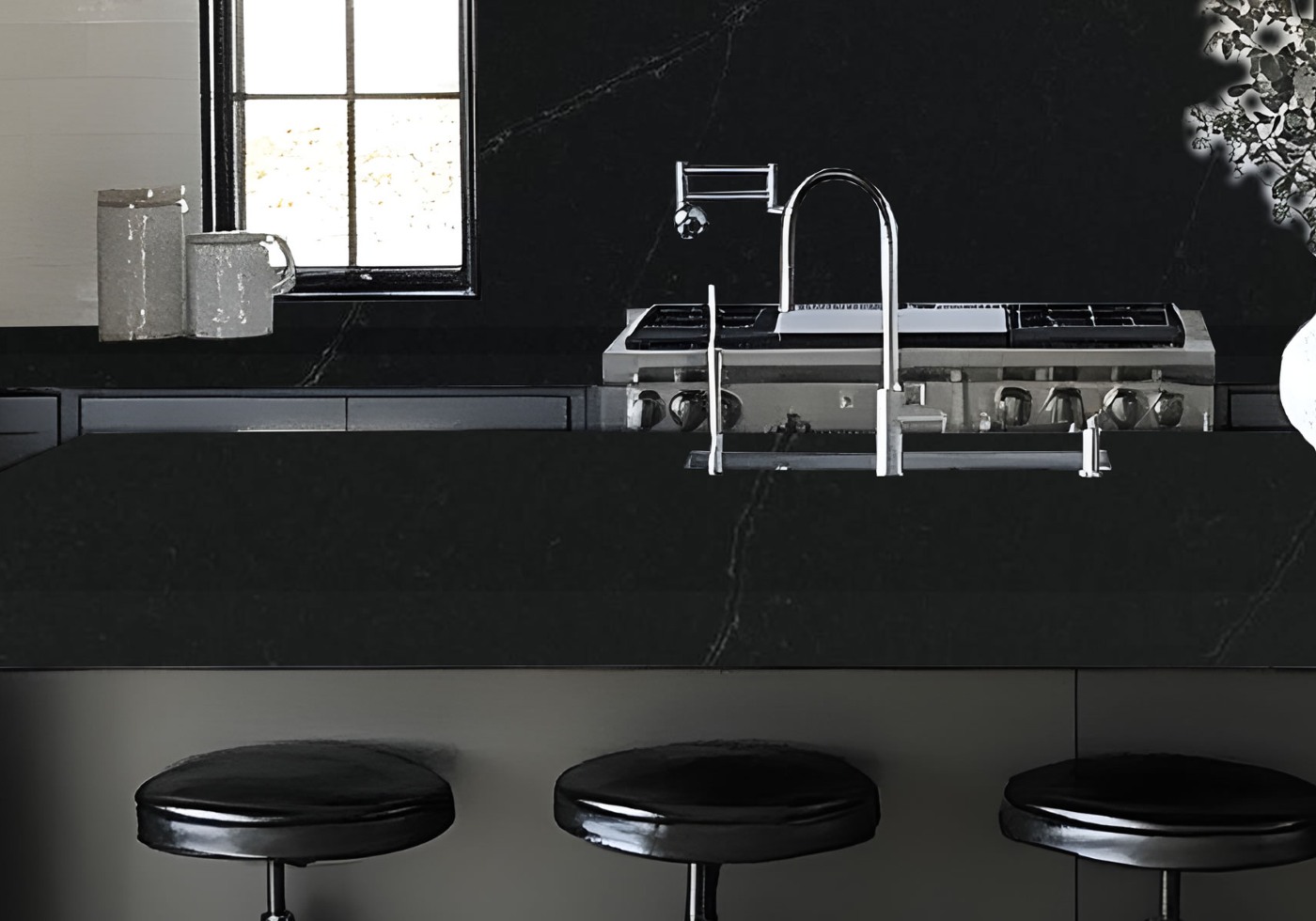 Black Quartz Countertops: Bold Sophistication for Modern Spaces