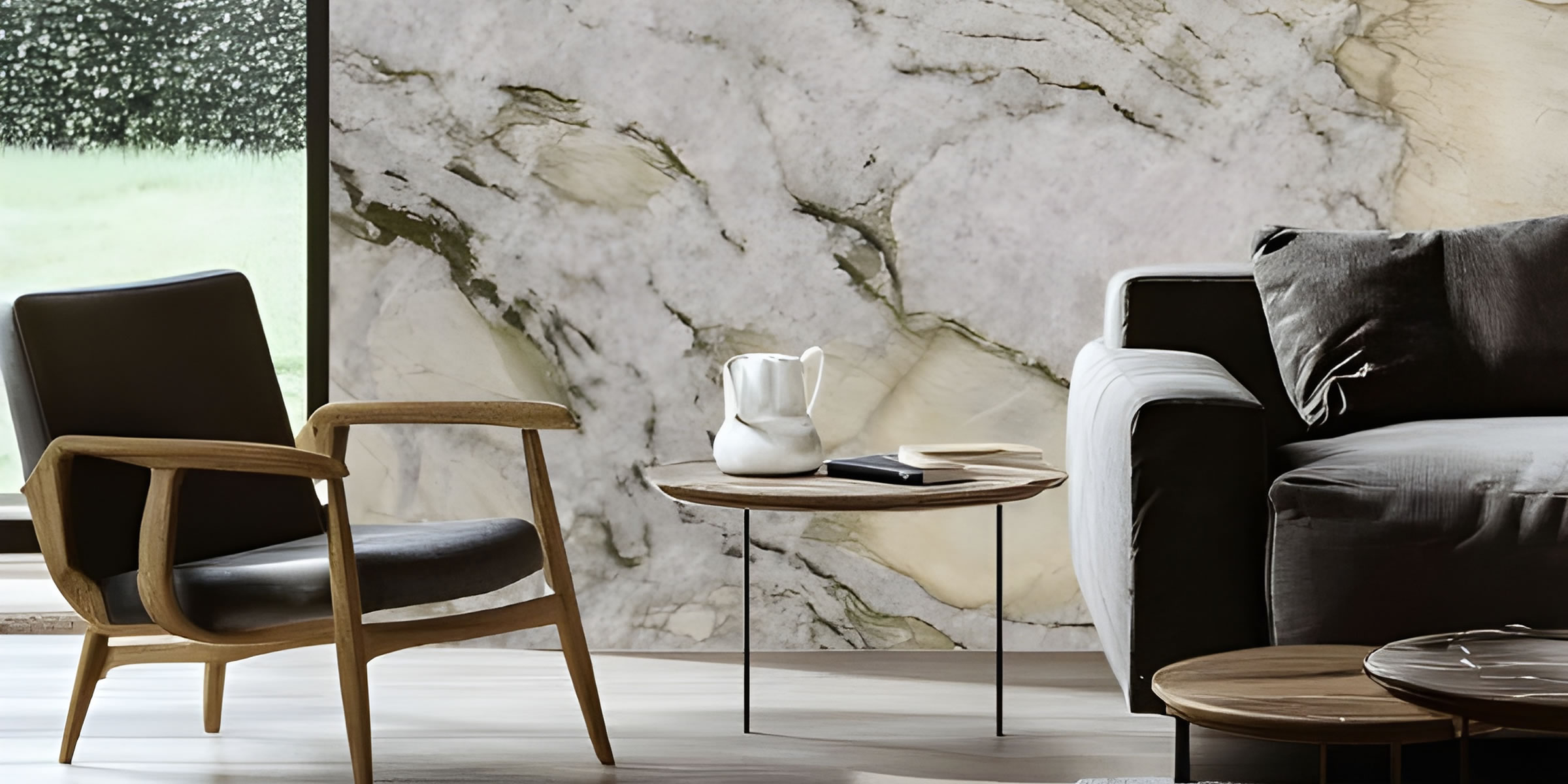 Manali green quartzite kitchen island 2027