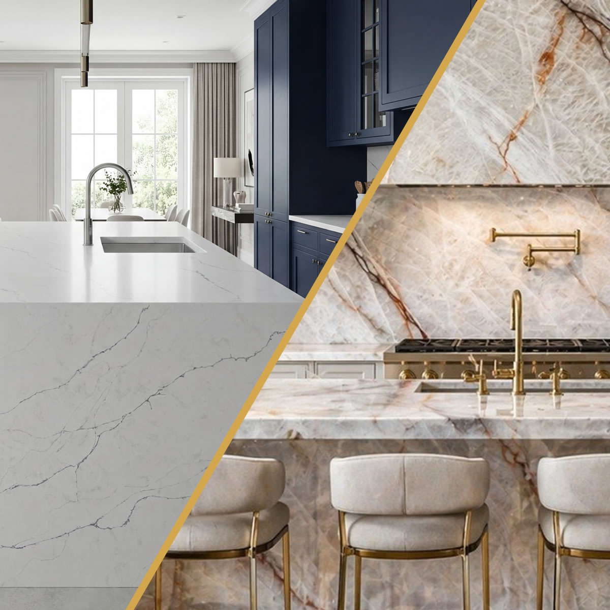 Quartz vs Quartzite for Florida Homes: Which Countertop Is Better? (2026 Complete Guide)