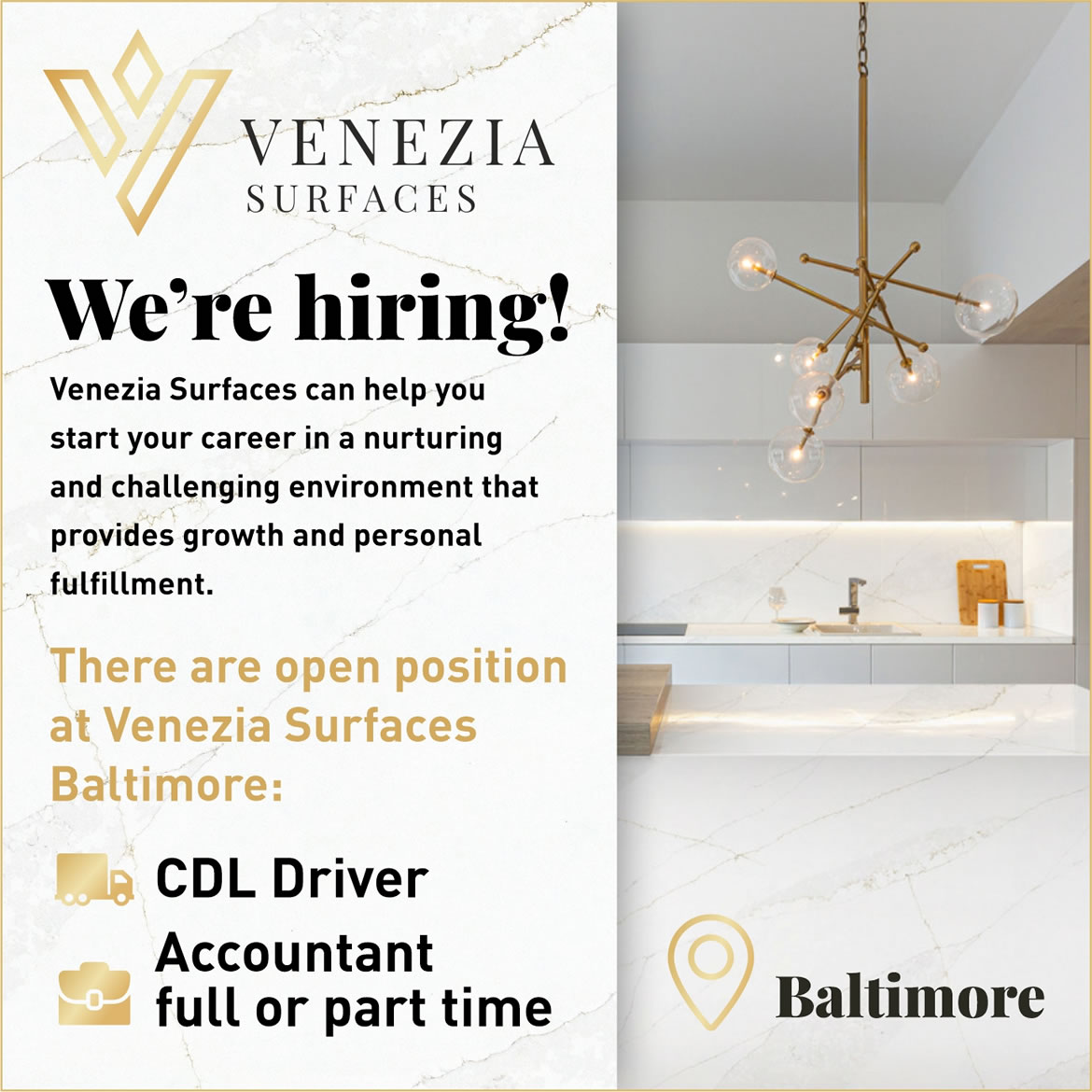 Baltimore! We are hiring!