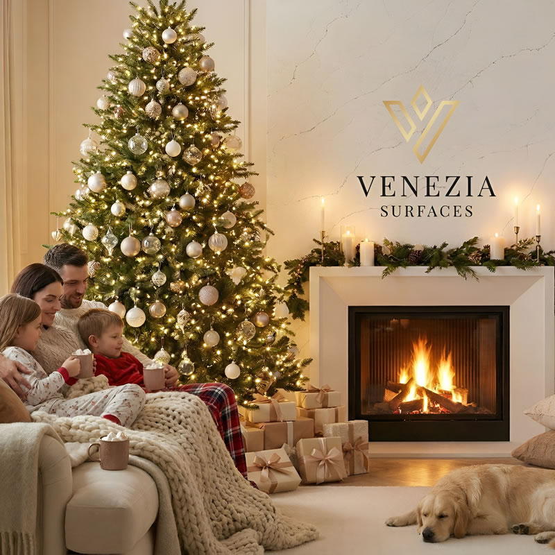 Merry Christmas from Venezia Surfaces ✨🎄